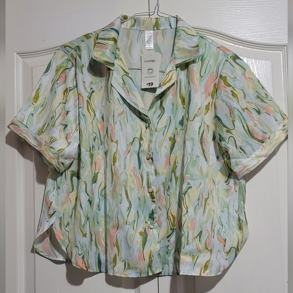 NWT Womens 2 piece pajama set satin (XL) - Picture 2 of 11